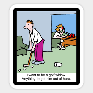 golf006 Sticker